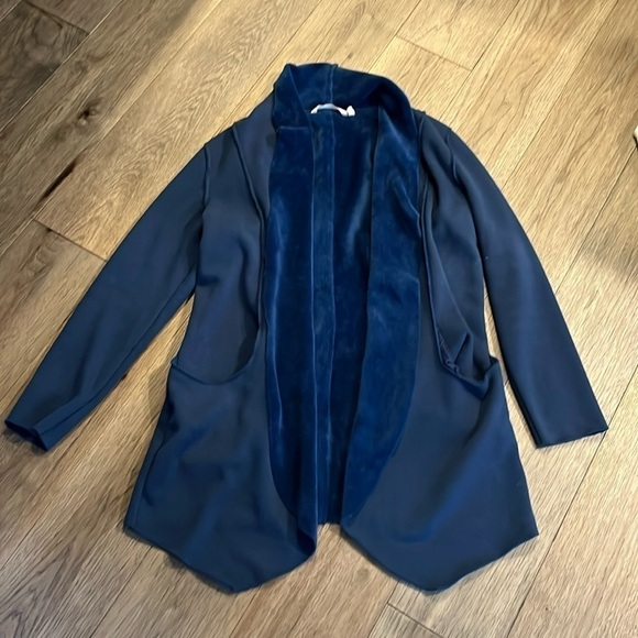 Soft Surroundings Sweaters - SOFT SURROUNDINGS | fleece lined so cozy cascading cardigan, size medium